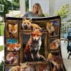 3d Fox Quilt Blanket 05