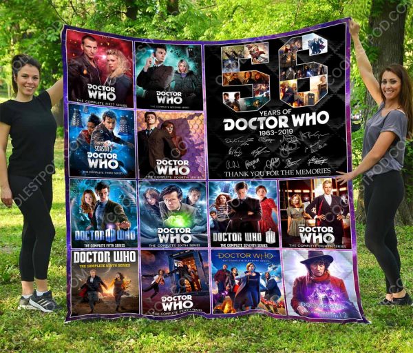 56 Years Of Doctor Who 1963-2019 – Quilt