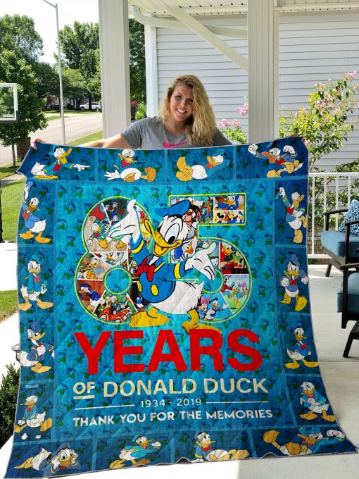 85 Years Of Donald Duck Quilt Blanket