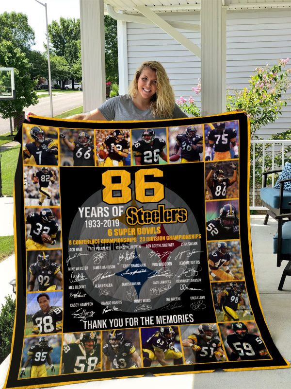 86th Pittsburgh Steelers Quilt 3t029