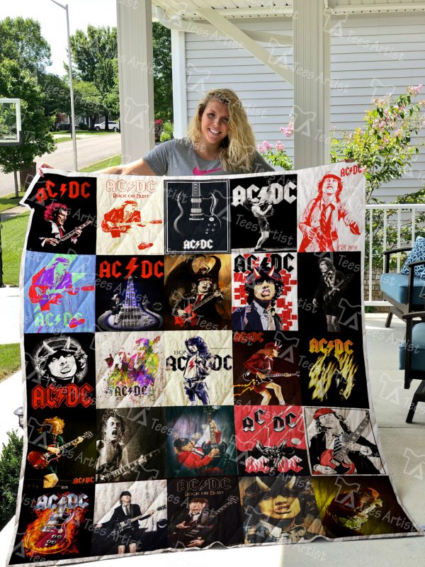 Ac/dc Quilt Blanket 0740