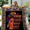 African Woman Quilt Blanket 01