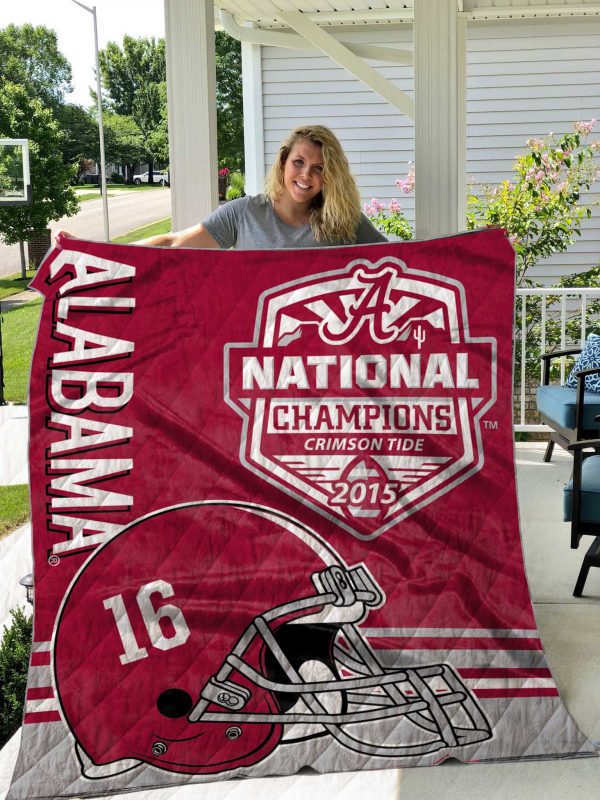 Alabama Crimson Tide Quilt Blanket