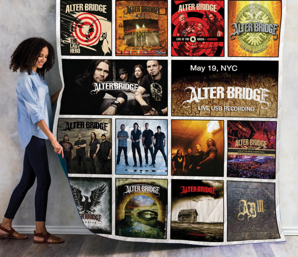 Alter Bridge Albums Quilt Blanket Ver14