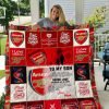 Arsenal F.c – To My Son – Love Mum Quilt