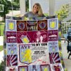 Aston Villa F.c – To My Son – Love Dad Quilt