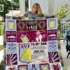 Aston Villa F.c – To My Son – Love Mom Quilt