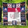 Atlanta Braves Family – To My Son Quilt