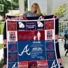 Atlanta Braves – To My Son – Love Dad Quilt