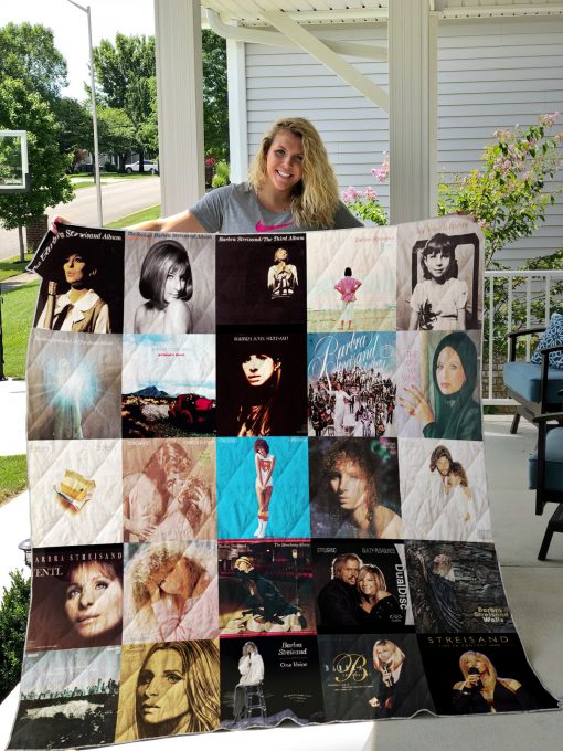 Barbra Streisand Style 2 Quilt Blanket