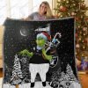 Bl-or Grinch Santa Quilt Blanket