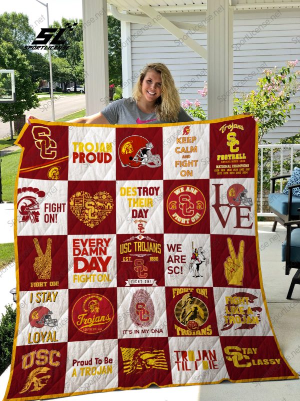 Bl – Usc Quilt Blanket 02