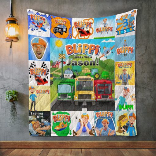 Blippi Quilt Blanket - Jason