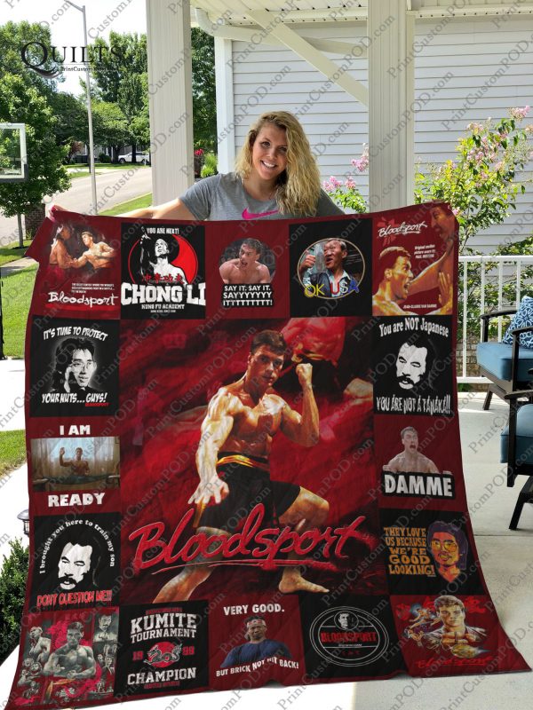 Bloodsport Quilt Blanket For Fans Ver 17