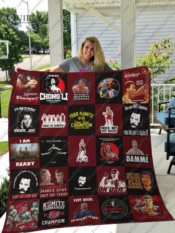 Bloodsport Quilt Blanket For Fans Ver 25