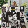 Bob Dylan Tshirt Quilt Blanket