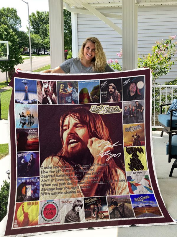 Bob Seger Quilt Blanket I1d1