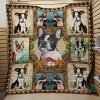 Boston Terrier Quilt Blanket