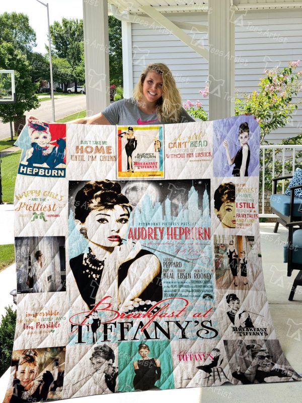 Breakfast At Tiffany’s Quilt Blanket 0691