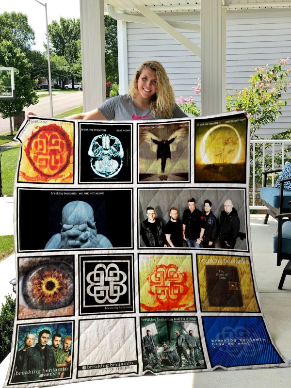 Breaking Benjamin Quilt Blanket