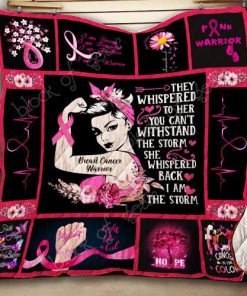 Breast Cancer Warrior Quilt Thh854