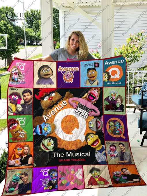 Broadway – Avenue Q Musical Quilt Blanket Ver 17