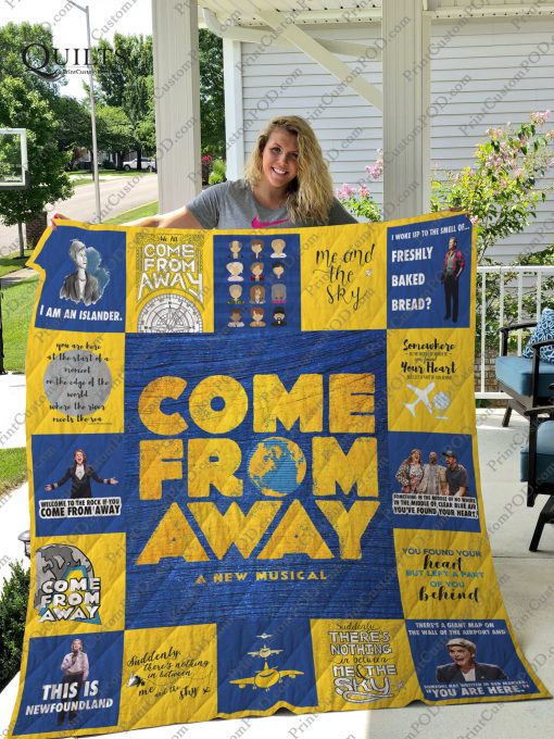 Broadway – Come From Away Musical Quilt Blanket Ver 17