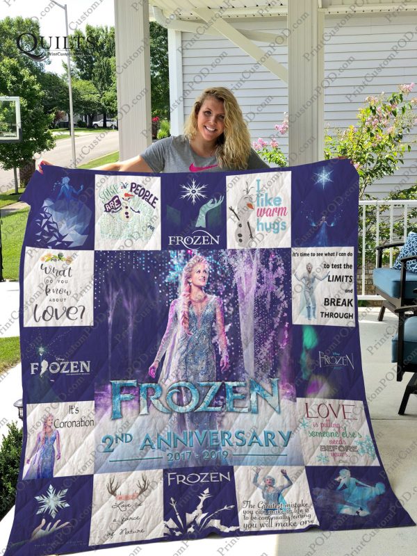 Broadway – Frozen (musical) 2nd Anniversary Quilt Blanket Ver 17