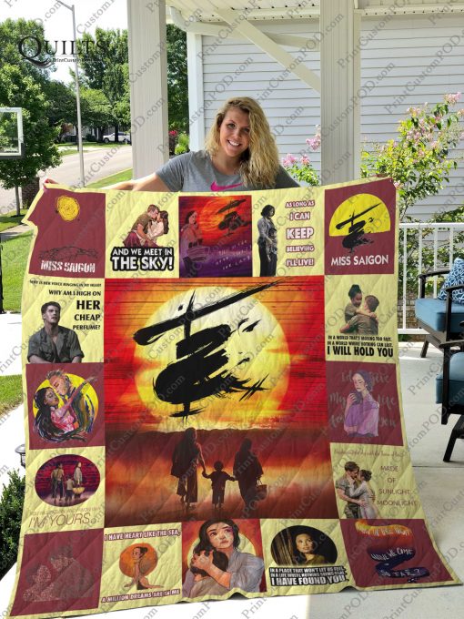 Broadway – Miss Saigon Musical Quilt Blanket Ver 17