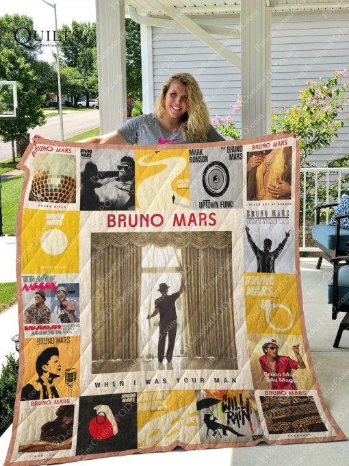 Bruno Mars Albums Quilt Blanket For Fans Ver 17