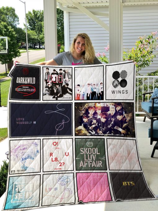 Bts Quilt Blanket