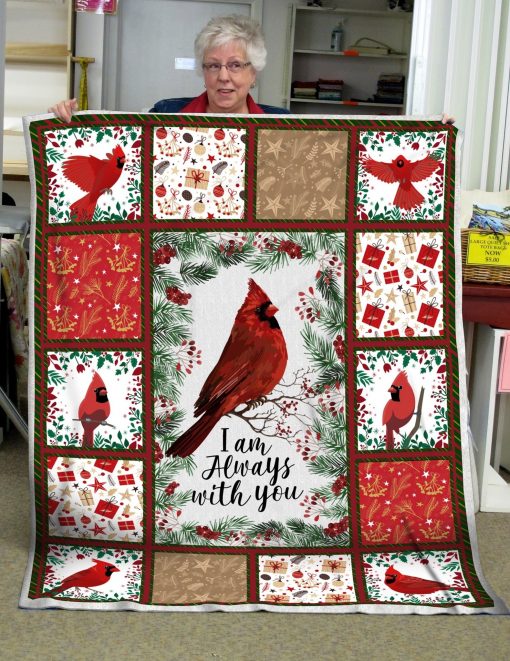 Cardinal Bird – I Am Always With You Quilt
