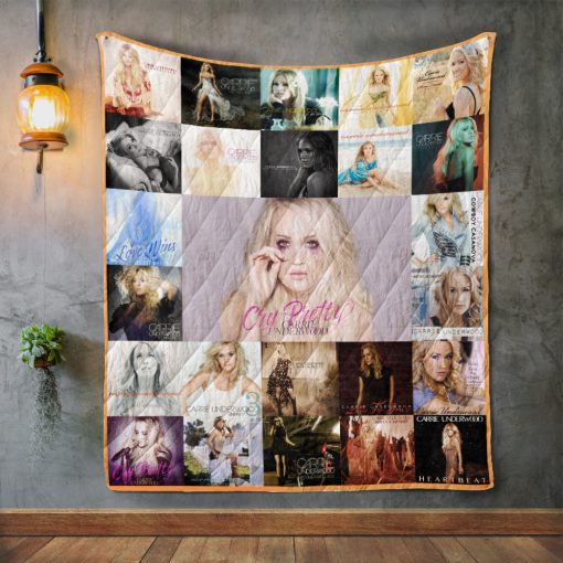 Carrie Underwood Quilt Blanket 01