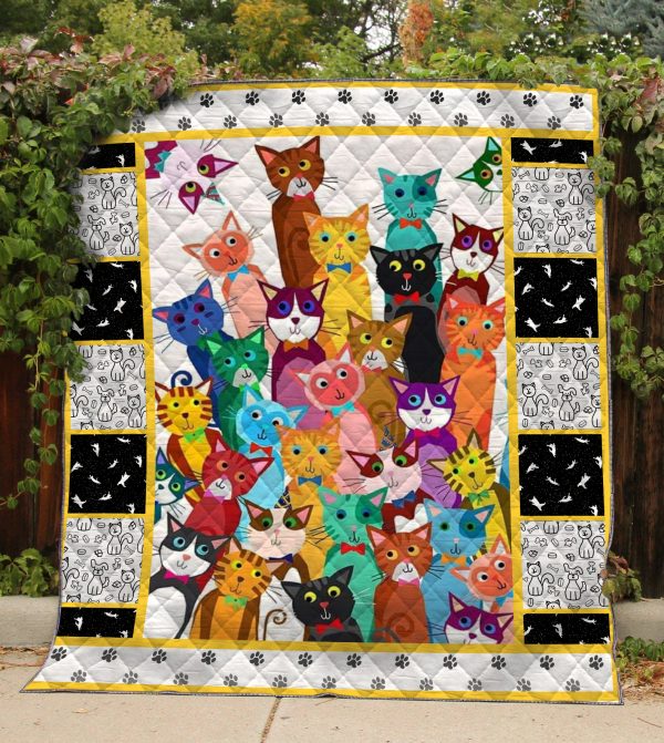 Cat Quilt Blanket 02