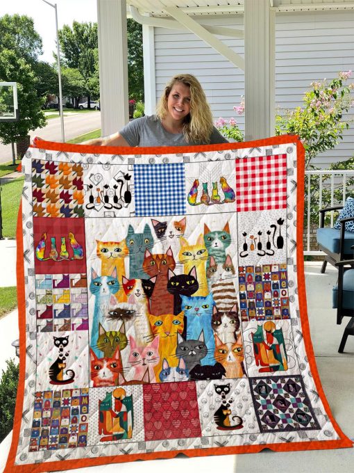 Cat Quilt Blanket I1d2- Made With Love