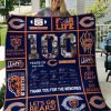 Chicago Bears Quilt Blanket 05