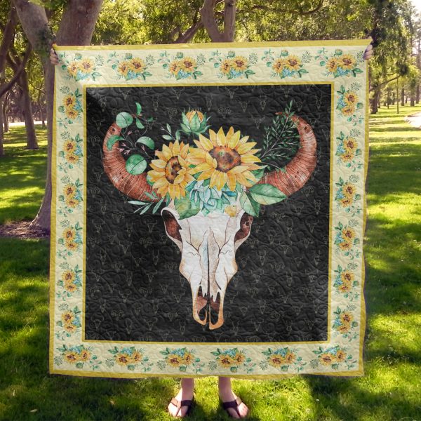 Cow Skull Printed Blanket 11