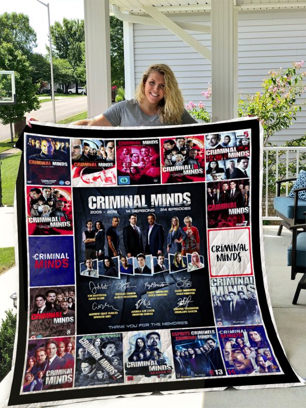 Criminal Minds Quilt Blanket I1d1