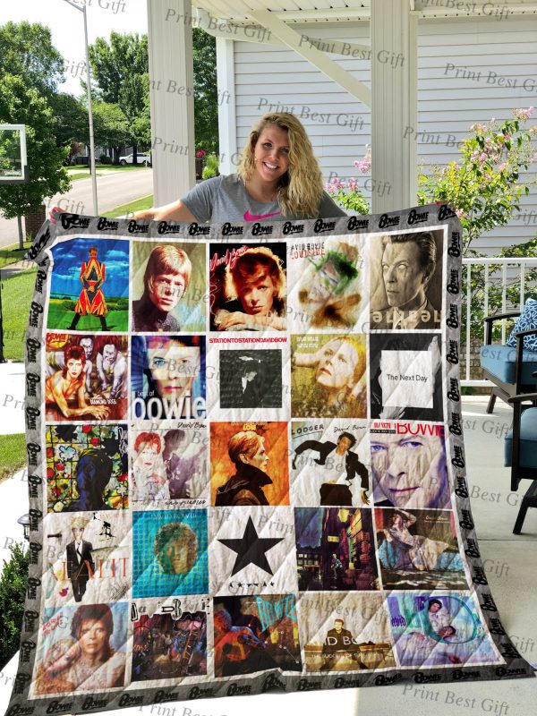 David Bowie Albums Cover Poster Quilt Ver 2