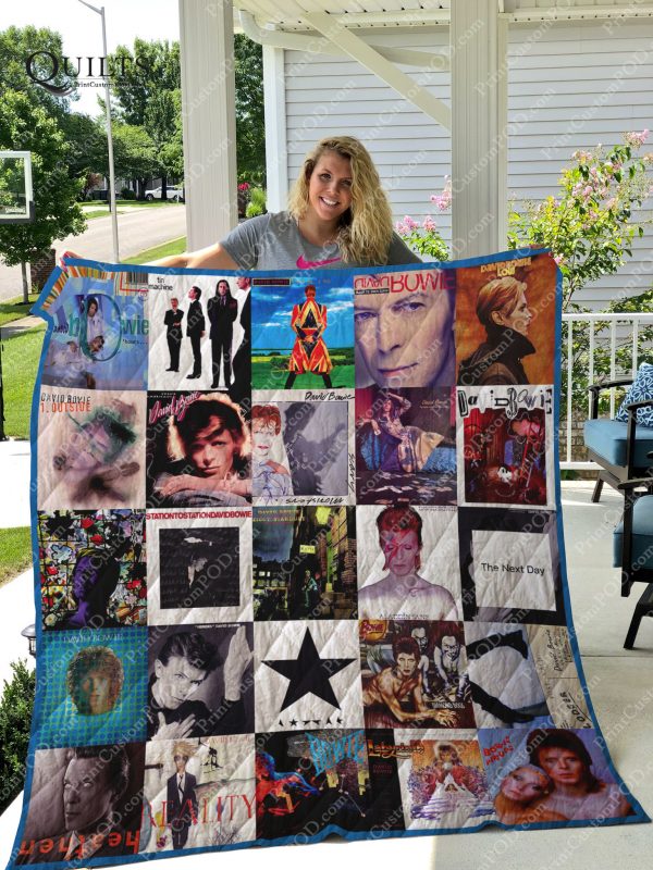 David Bowie Albums Quilt Blanket For Fans Ver 25