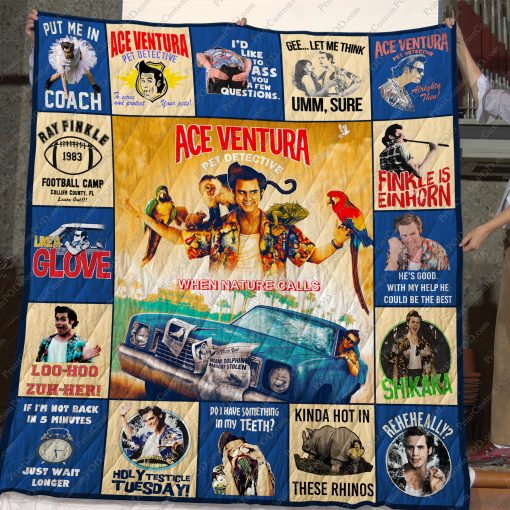 Dd – Ace Ventura – Jim Carrey Movies Quilt Blanket – Ver.0117