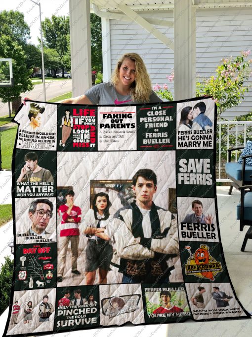 Dd – Ferris Bueller’s Day Off Quilt Blanket – Ver.0117