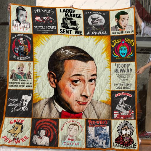 Dd – Pee-wee Herman Quilt Blanket – Ver.0117