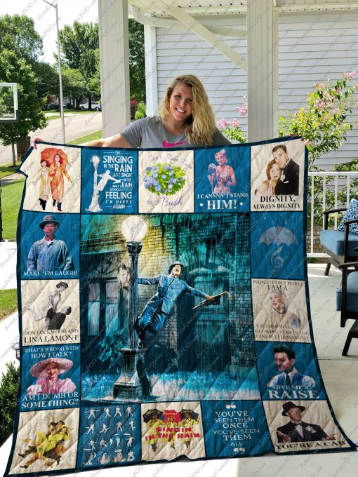 Dd – Singing In The Rain Quilt Blanket – Ver.0117