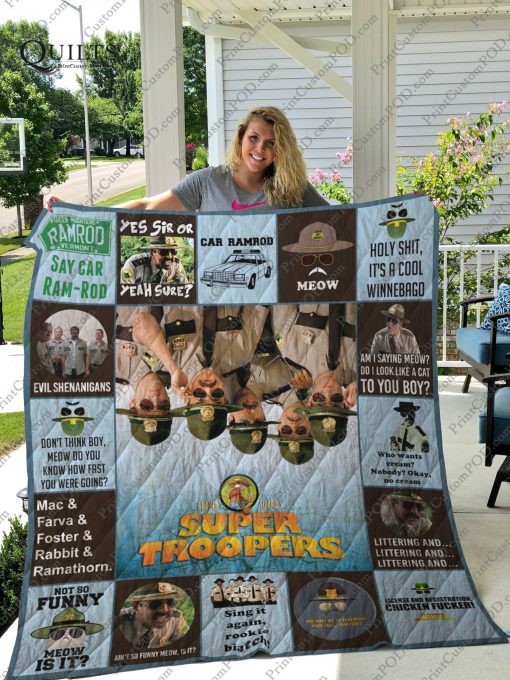 Dd – Super Troopers Quilt Blanket – Ver.0117