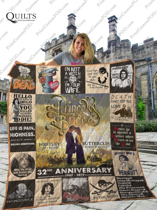 Dd – The Princess Bride Signature – 32nd Anniversary Quilt