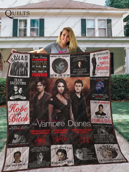 Dd – Vampires Diaries T-shirt Quilt – Ver.0217