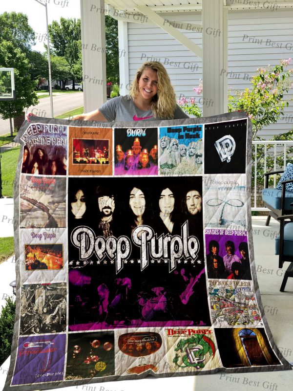 Deep Purple Albums Cover Poster Quilt