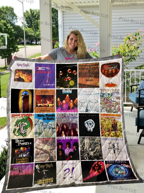 Deep Purple Albums Cover Poster Quilt Ver 2