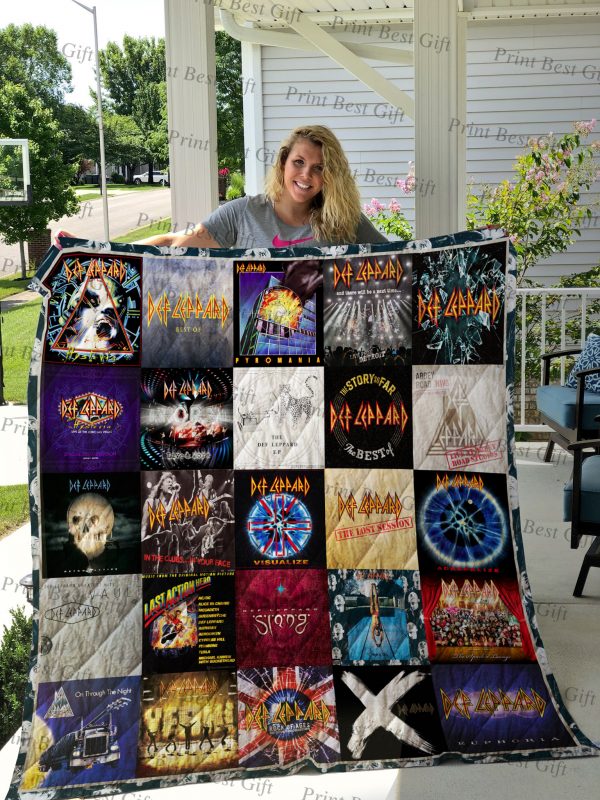 Def Leppard Albums Cover Poster Quilt